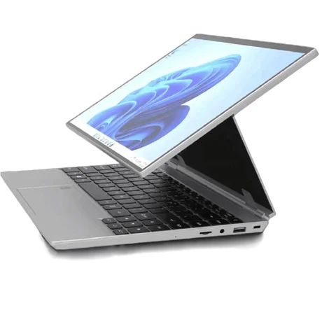 Silver 14 inch Yoga 360 degree rotating touch screen RGB Keyboard | Wins 11 laptop 16GB RAM